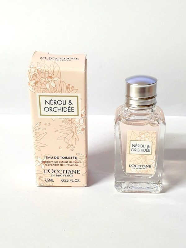 Miniature d'Eau de Toilette Néroli et orchidée de L'Occitane 7.5 ml