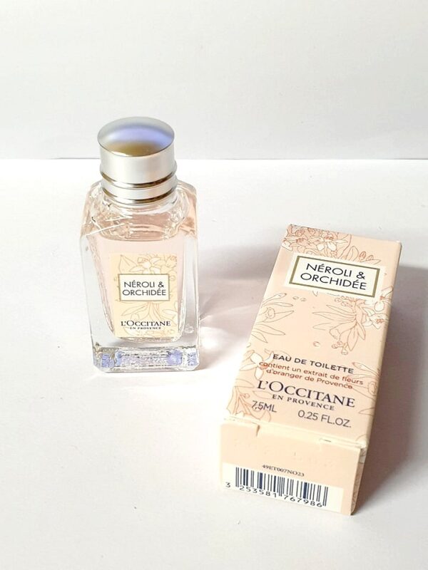 Miniature d'Eau de Toilette Néroli et orchidée de L'Occitane 7.5 ml