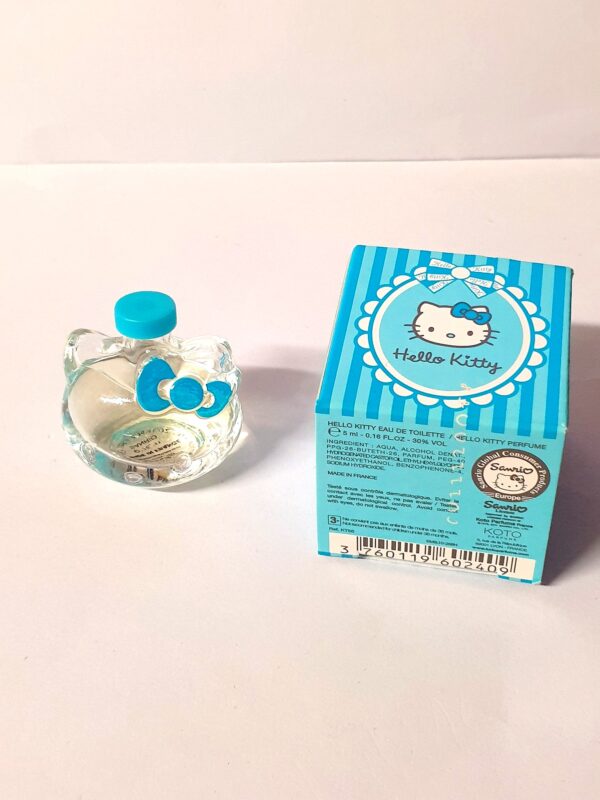 Miniature de parfum Yummy Hello Kitty 5 ml bleue