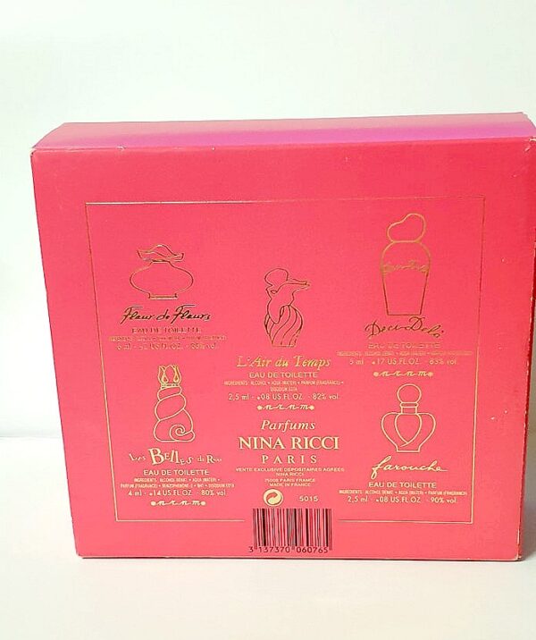 Superbe Coffret de 5 miniatures Nina Ricci